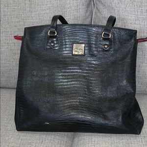 Dooney & Bourke *authentic* croco zip-top tote